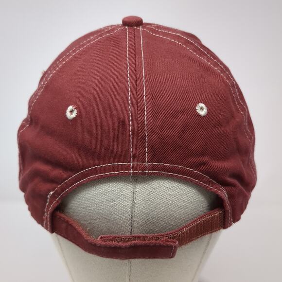 PSC Producers Supply Strapback Hat Red One Size 6 Panel Port Authority - Picture 6 of 9